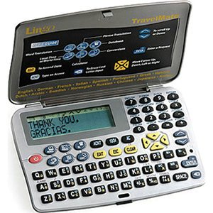 New Lingo 16lang Travelmate Translator Clamshell Databank 12 Digit Calculator Silver Popular Phrases