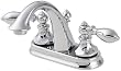 Price Pfister Catalina Double-Handle Centerset Lavatory Faucet with Pop-Up, Chrome #48-E0BC