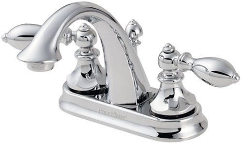 Price Pfister 048E0BC Catalina Double-Handle Centerset Lavatory Faucet with Pop-Up, Chrome