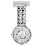 Rotary Ladies Round Steel Fob Watch LP30001/02