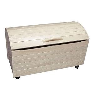 Gift Mark's Deluxe Treasure Chest, White Wash