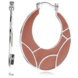 ELLE Jewelry Flying Colors Orange Enamel Sterl
