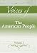 Books : Voices of The American People, Volume I