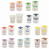 Bilingual Large No Spill Paintcups ( Set of 10 ) - B000GL1IGI