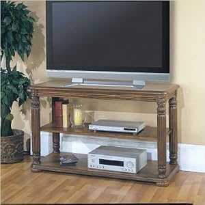 50 Tv Stand Warm Pecan