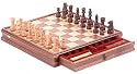 15" Inch Classic Wooden Chess & Checker Set