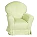 Fuzzy Kid s Chair- Sage
