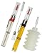 Lubrication Set - Two Precision Pen Point Needle Oilers with Clear & Amber Oils and B...