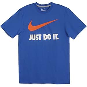 Amazon.com: Nike Men's Just Do It Swoosh T-Shirt #454086-480 (3XL): Sports & Outdoors