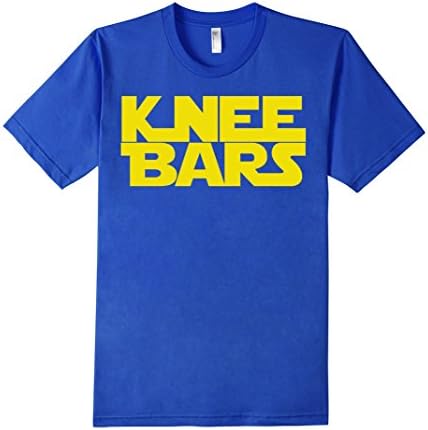 Arte Suave BJJ: "Knee Bars" Brazilian Jiu-Jitsu Shirt - Male Large - Royal Blue