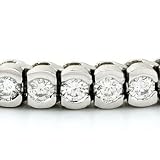 14K White Gold Diamond Bracelet -- 2.00 Ct. I1-I2 J/K