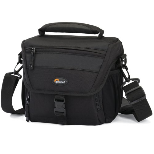 Lowepro Nova 160 AW All Weather Shoulder Bag for Digital SLR for Canon 550D, 500D, 1000D, Nikon D3000, Samsung NX10, PL1, Panasonic G2,  Sony Alpha A450  - Black