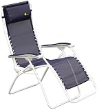 Lafuma Model 40569 RSX Mesh Recliner, Blue/White Frame 1 piece