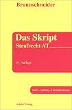 Das Skript. Strafrecht AT.