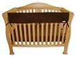 Trend-Lab Crib Wrap Rail Guard for Long Rail, Brown Fleece