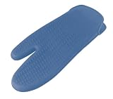 Lekue Silicone Super Flexible Oven Mitt, Blue