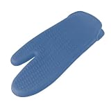 Lekue Silicone Super Flexible Oven Mitt, Blue