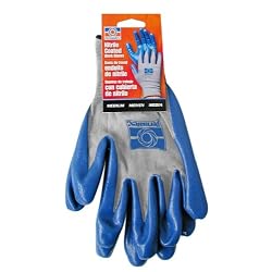 Permatex 09254 Nitrile Dipped, Cloth Gloves, X-Large