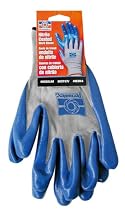 Permatex 09254 Nitrile Dipped, Cloth Gloves, X-Large