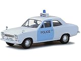 Corgi Vanguard Ford Escort Mk1 Suffolk Diecast Police car in White and Blue