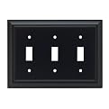 Architectural Triple Switch Wall Plate- Set of 2