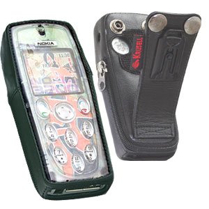 Krusell Classic Multidapt - Case ( for cellular phone ) - leather - black