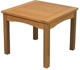Arboria 88033731 Idlewild Outdoor Wood Happy Hour Side Table