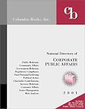National Director Corporate Public Affairs (National Directory of Corporate Public Affairs)