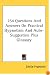 254 Questions And Answers On Practical Hypnotism And Auto-Suggestion Plus Glossary