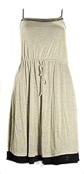 Shift Viscose Beaded Sleeveless Scoop Neck  Dress