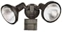 Heath Zenith SL-5412-BZ-D 300-Watt Motion-Sensing Twin Security Light, Bronze