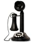 Crosley Black Candlestick Phone (CR64)
