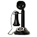 Crosley Black Candlestick Phone (CR64)
