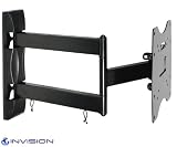Invision® TV Wall Bracket (NEW SLIM DESIGN) for 26 32 37 40 42 Inch TV Screens. Fits LED, LCD & PLASMA. Cantilever Mounting Arm with Tilt & Swivel Feature (Please check TV VESA mounting holes before purchase)