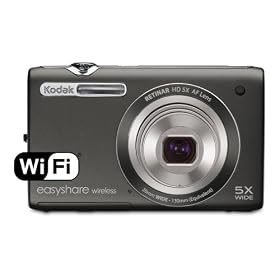 EasyShare Wireless M750 16 MP Digital Camera with 5x Optical Zoom, 3.0-Inch Capacitive... by Kodak