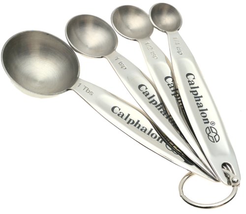 Calphalon Stainless-Steel 4-Piece Measuring Spoon Set