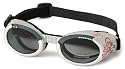 Doggles ILS Goggles Silver Skull Large Smoke Lens