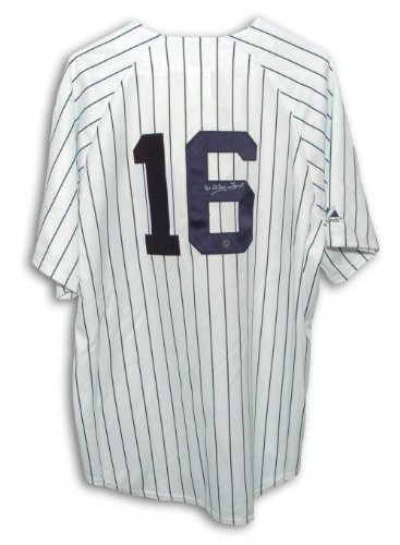 Whitey Ford Autographed/Hand Signed New York Yankees Pinstripe Jersey