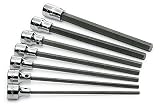SK Hand Tools 19728 7 Piece 3/8 Inch Drive Fractional Long Hex Bit Socket Set 41SMHARD8WL. SL160 SK Hand Tools 19728 7 Piece 3/8 Inch Drive Fractional Long Hex Bit Socket Set