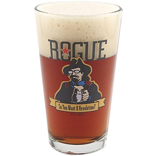Rogue Ales Revolution Pint Glass - 16 oz