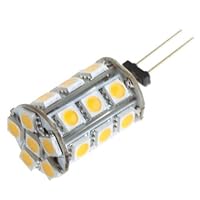 TorchStar Tower Type LED G4 3200K Warm White Lamp 24SMD 5050 LED , Halogen Bulb Replacement 12V 2Watts Omni-Directional