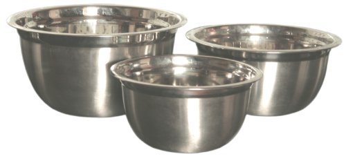 Gourmet Chef Professional 5-Quart Heavy Duty Stainless Steel German Mixing Bowl