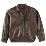 Claiborne New Zealand Lamb Leather Bomber Jacket