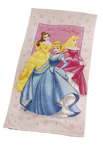 Global Labels Disney G 15 400 WD16 100 Badetuch Walt Disney's Princess 75 x 150 cm