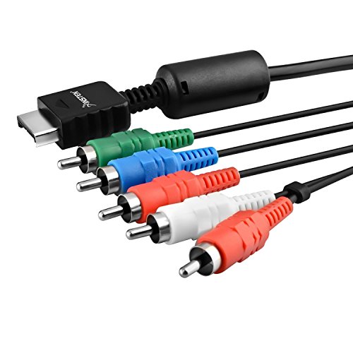 Insten Analog AV Multi Out to Component Cable Compatible With Playstation 3 Virtual Gamers Network