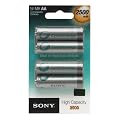 Sony NH AAB4E  pile per macchina fotografica confezione da 4 tipo AA NiMH 2500 mAh