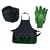 John Deere 3 Piece Gardening Set with Knee Pads, Apron, and Gloves #90237
