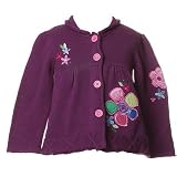 Newborn Infant Baby Girls PURPLE SWEATER Cardigan Set FLAPDOODLES Girl 9M-24M