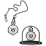 Raiders Game Time Men's NFL Pocket Watch & Stand