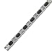 Stainless Steel and Black IP-plated Diamond title=